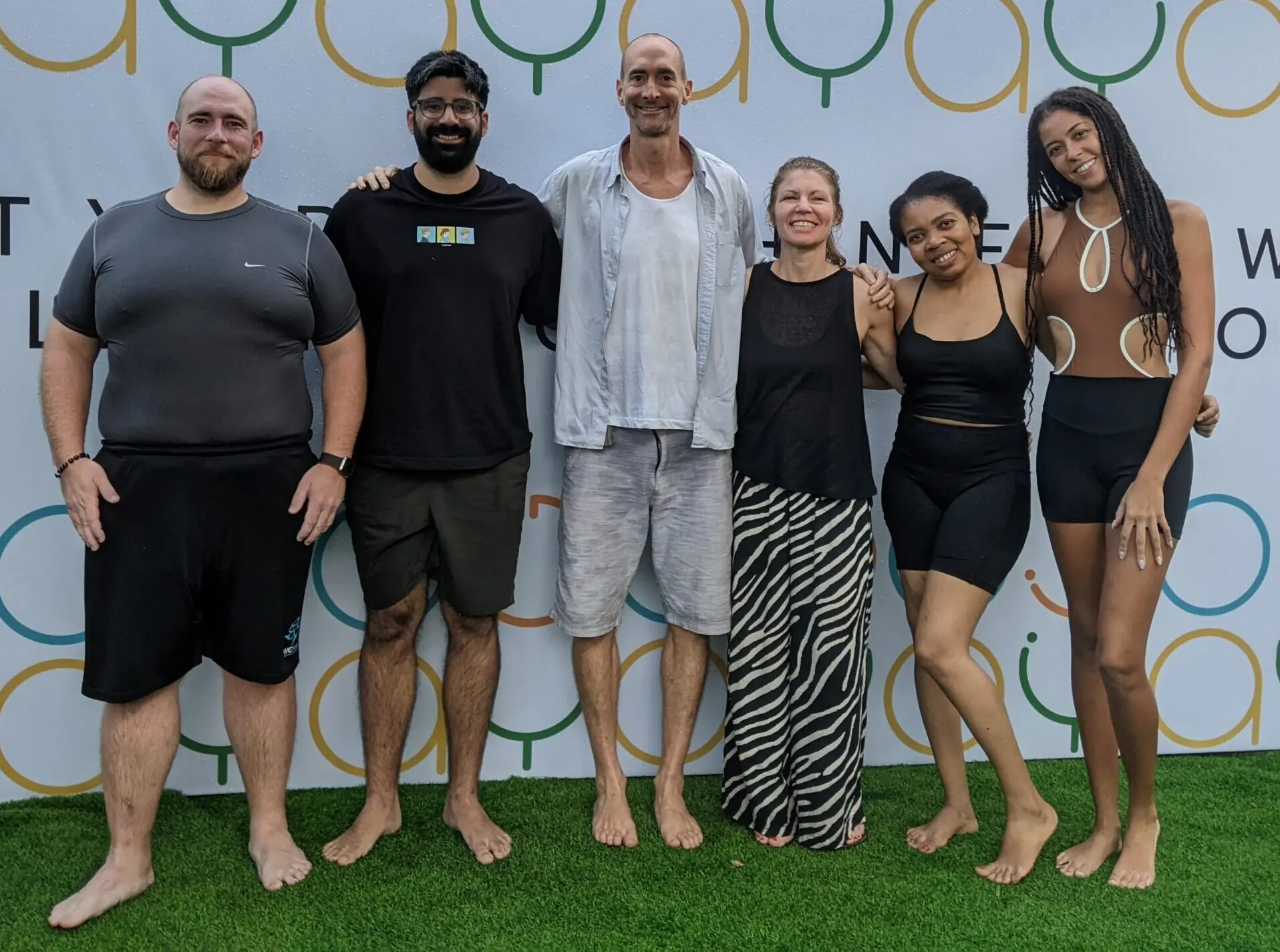 Jason Ryer with a health optimization group in Chiang Mai