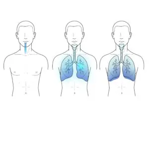 Coherent breathing exercise for sleep diagram