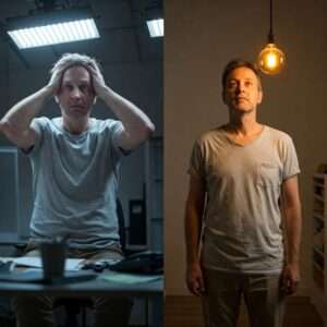artificial white blue LED light vs amber light